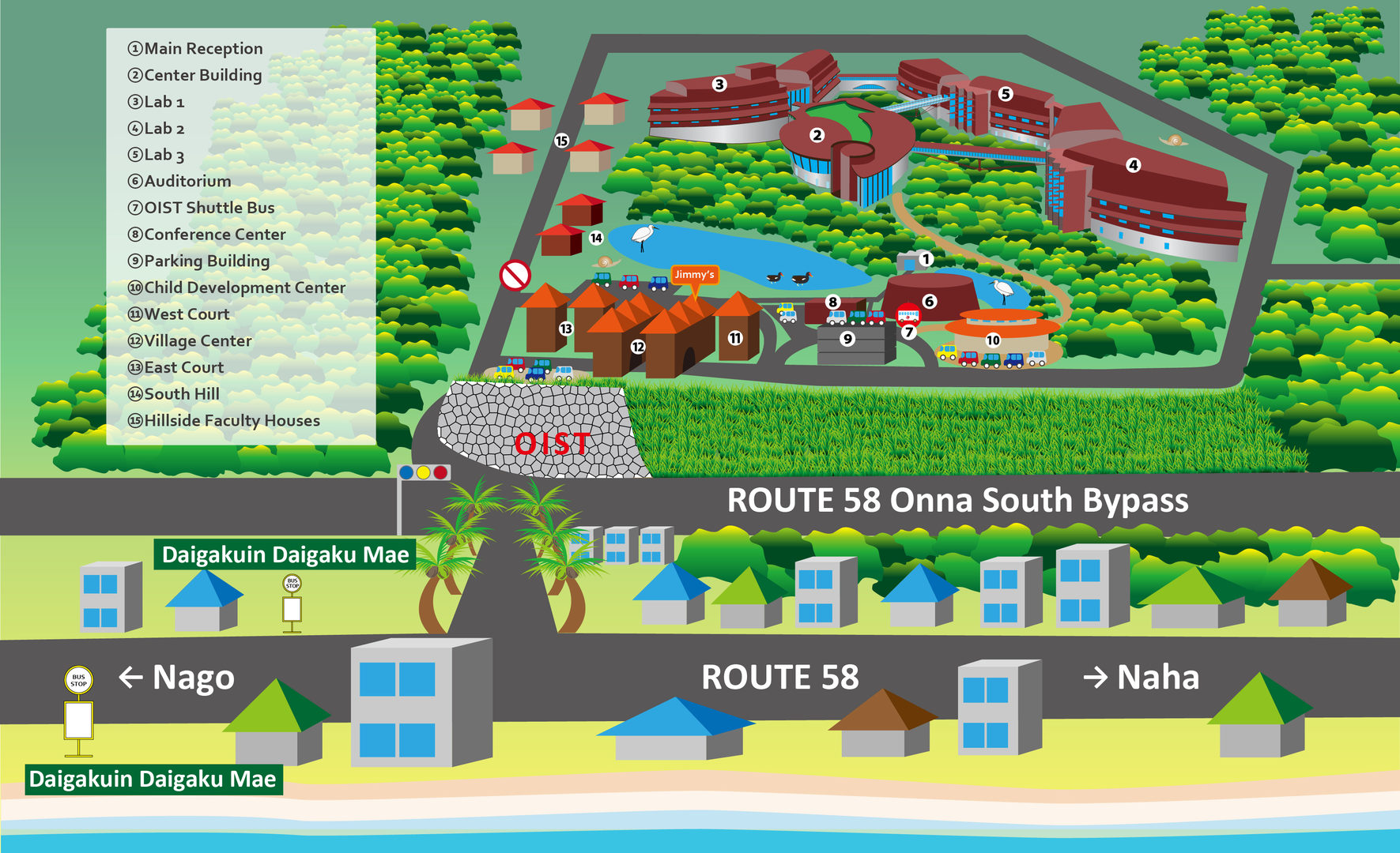 Access & Maps | Okinawa Institute of Science and Technology Graduate