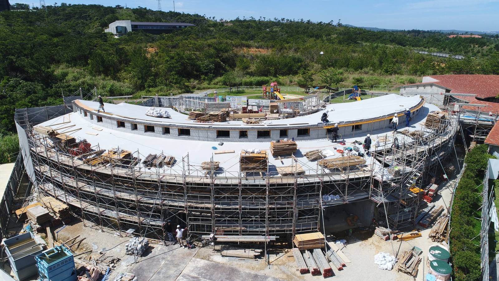 CDC extension partially constructed.